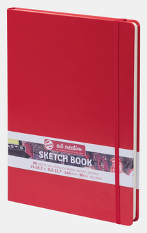 Talens Art Creations Sketchbook Coral Red A4 140g 80 sheets • Price »