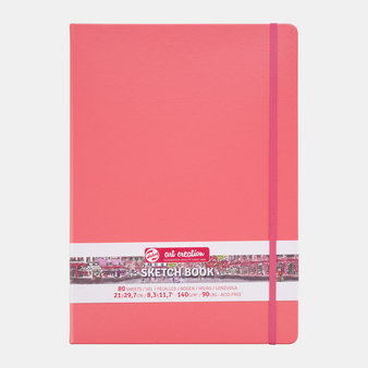 Talens Art Creation Sketchbook Coral Red A4 (8.3x11.7")