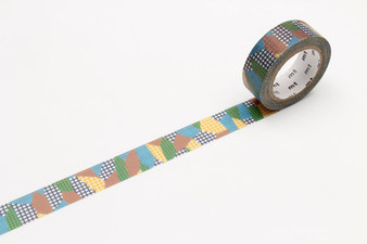 MT Washi Tape Separate Check Dull Tone