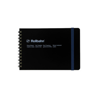 Rollbahn Horizontal Spiral Notebook Large Black