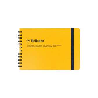 Rollbahn Horizontal Spiral Notebook Large Yellow