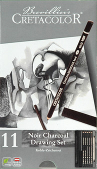 Cretacolor Noir Charcoal Drawing 11-Piece Set