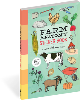 Farm Anatomy Sticker Book