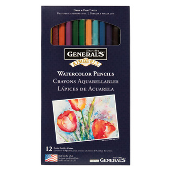 General Pencil Kimberly Watercolor Pencil 12 Set