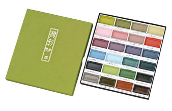 Kuretake Gansai Tambi Watercolor Art Nouveau 24 Colors Set II