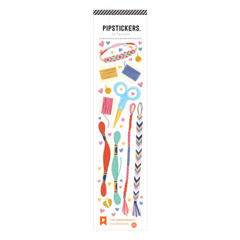 Pipsticks Pipstickers Stickers Fuzzy Friendship Bracelets