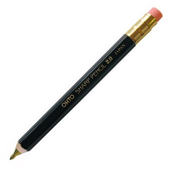 Ohto Wooden Mechanical Pencil 2.0mm Black