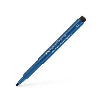 Faber-Castell Pitt Artist Pen 2mm Calligraphy Indanthrene Blue