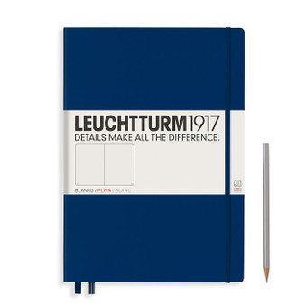 Leuchtturm 1917 Notebook Master (A4+) Hardcover Plain Navy