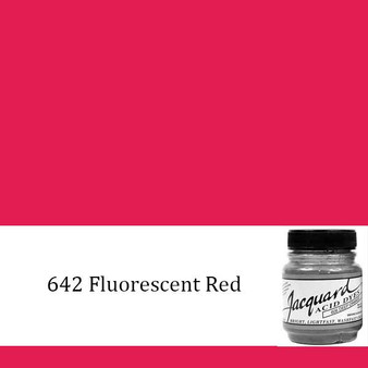 Jacquard Acid Dye 1/2oz Fluorescent Red