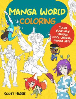 Manga World Coloring Book