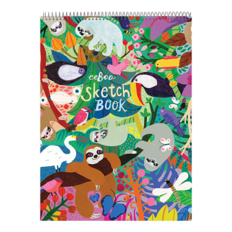 Eeboo Sloths Sketchbook