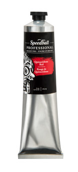 Speedball Professional Relief Ink 5oz Tube Quin Red