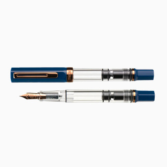 TWSBI ECO Fountain Pen Indigo Blue w/ Bronze Stub 1.1