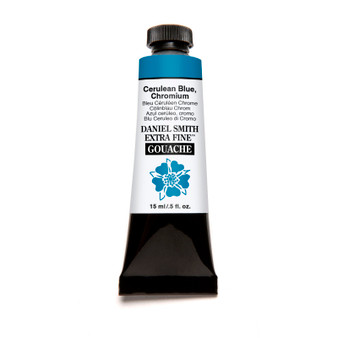 Daniel Smith Gouache 15ml Tube Cerulean Blue Chromium