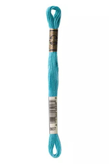 DMC Embroidery 6-Strand Floss Peacock Blue