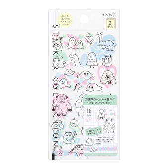 Midori Schedule Stickers Monster - 2 Sheets