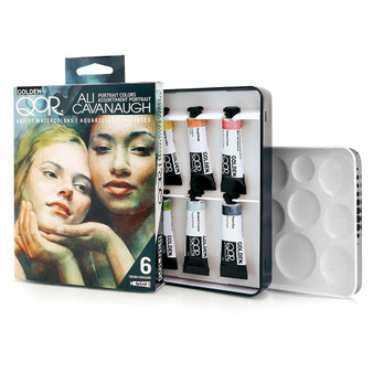 QoR Artist Watercolors Ali Cavanaugh Portrait 6 Color Set