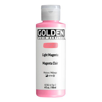 Golden Acrylic Fluid 4oz Light Magenta