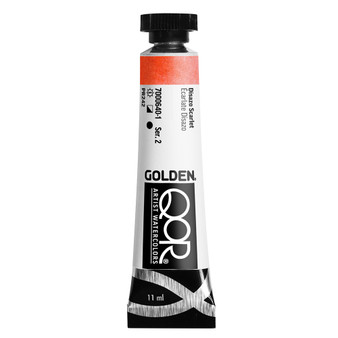 QoR Watercolor 11ml tube Disazo Scarlet