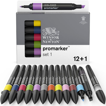 Winsor & Newton ProMarker 12+1 Set #1