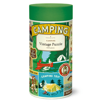 Cavallini & Co. Vintage Inspired 1,000-Piece Puzzle Camping