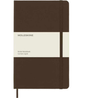 Moleskine Classic Notebook Hard Cover Large Ruled Woodland Brown