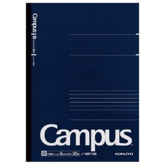Kokuyo Campus Notebook Dotted Line Pad 7x10" 40 Sheets Navy
