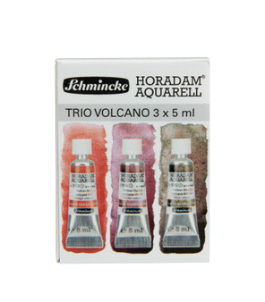 Schmincke Horadam Aquarell Supergranulating Trio 5ml 3 Tube Set Volcano