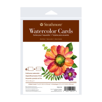 Strathmore 400 Series Watercolor Cards 5x7" 6 Pack