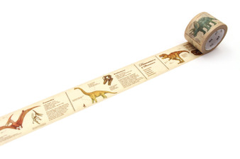 MT Washi Tape 30mm Encyclopedia Dinosaur