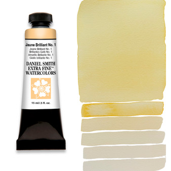 Daniel Smith Watercolor 15ml Tube Jaune Brilliant No 2 - Wet