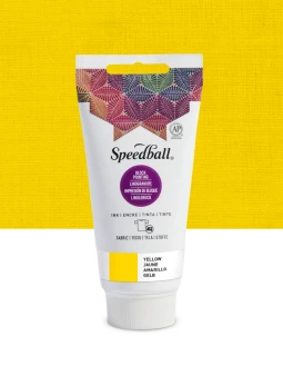 Speedball Fabric Block Printing Ink 2.5oz Yellow
