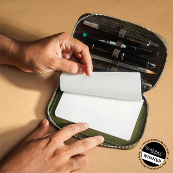 Endless Companion Leather Pouch Green