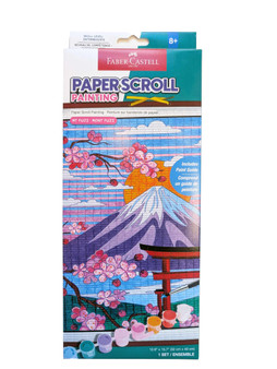 Faber-Castell Creative Studio Paper Scroll Painting Mt. Fuji