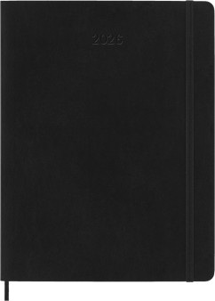 Moleskine Planner 2026 12 Month Monthly XL Soft Cover Black