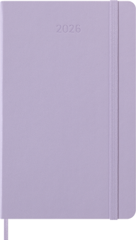 Moleskine Planner 2026 12 Month Daily Large Hard Cover Lilac