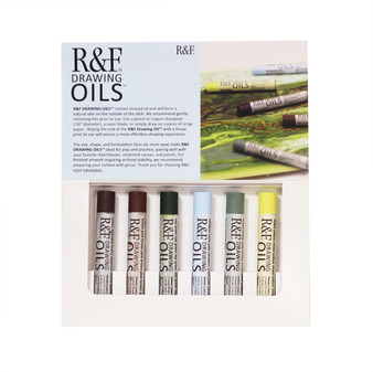 R&F Drawing Oils Landscape 6 Color Set