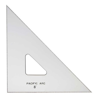 Pacific Arc Professional Topaz Inking Triangle 45/90 8" Pacific Arc Professional Topaz Inking Triangle 45/90 8"