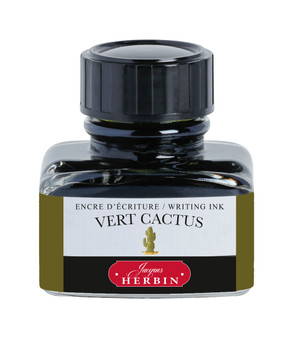 J. Herbin Fountain Pen Ink 30ml Vert Cactus J. Herbin Fountain Pen Ink 30ml Vert Cactus