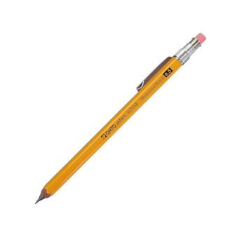 Ohto Wooden Mechanical Pencil .5 Mini Yellow