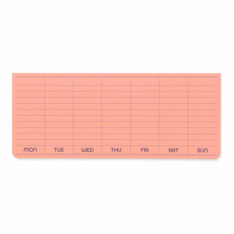 Penco Sticky Memo Pad Weekly Pink Penco Sticky Memo Pad Weekly Pink