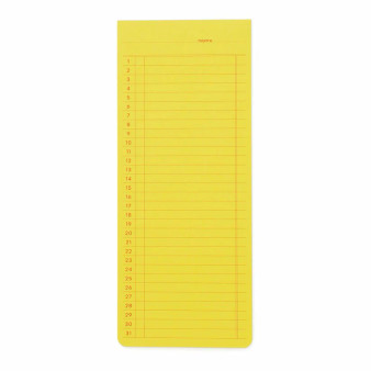Penco Sticky Memo Pad Monthly Yellow Penco Sticky Memo Pad Monthly Yellow