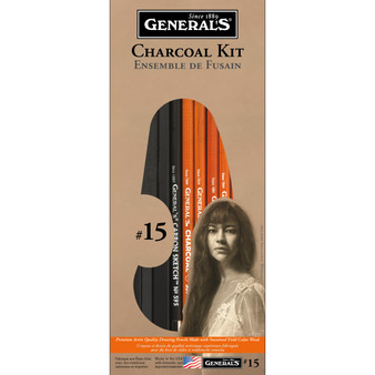 General Pencil “The Original” Charcoal Drawing Kit