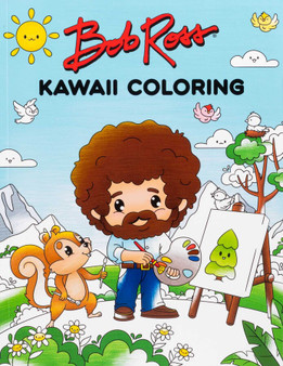 Bob Ross Kawaii Coloring Book