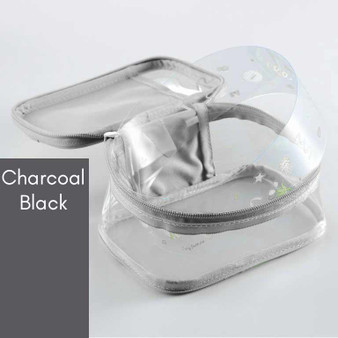 Punilabo Decoration Box Pouch Large Charcoal Black