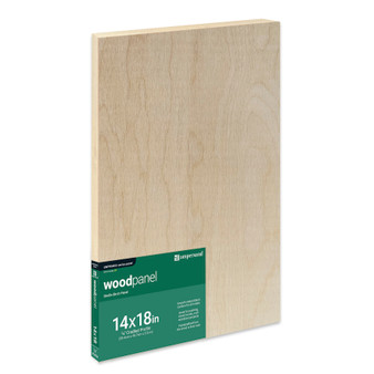 Ampersand Woodpanel 7/8" Cradled 14x18"