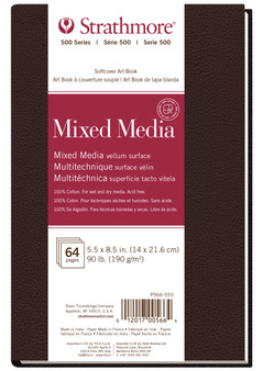 Strathmore Art Book 500 Series Soft Cover Mixed Media 5.5x8.5"
