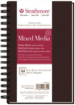 Strathmore Art Book 500 Series Wirebound Mixed Media 5.5x8.5"
