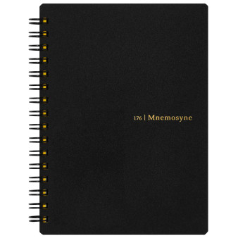 Mnemosyne Spiral Notebook 7mm Ruled A6